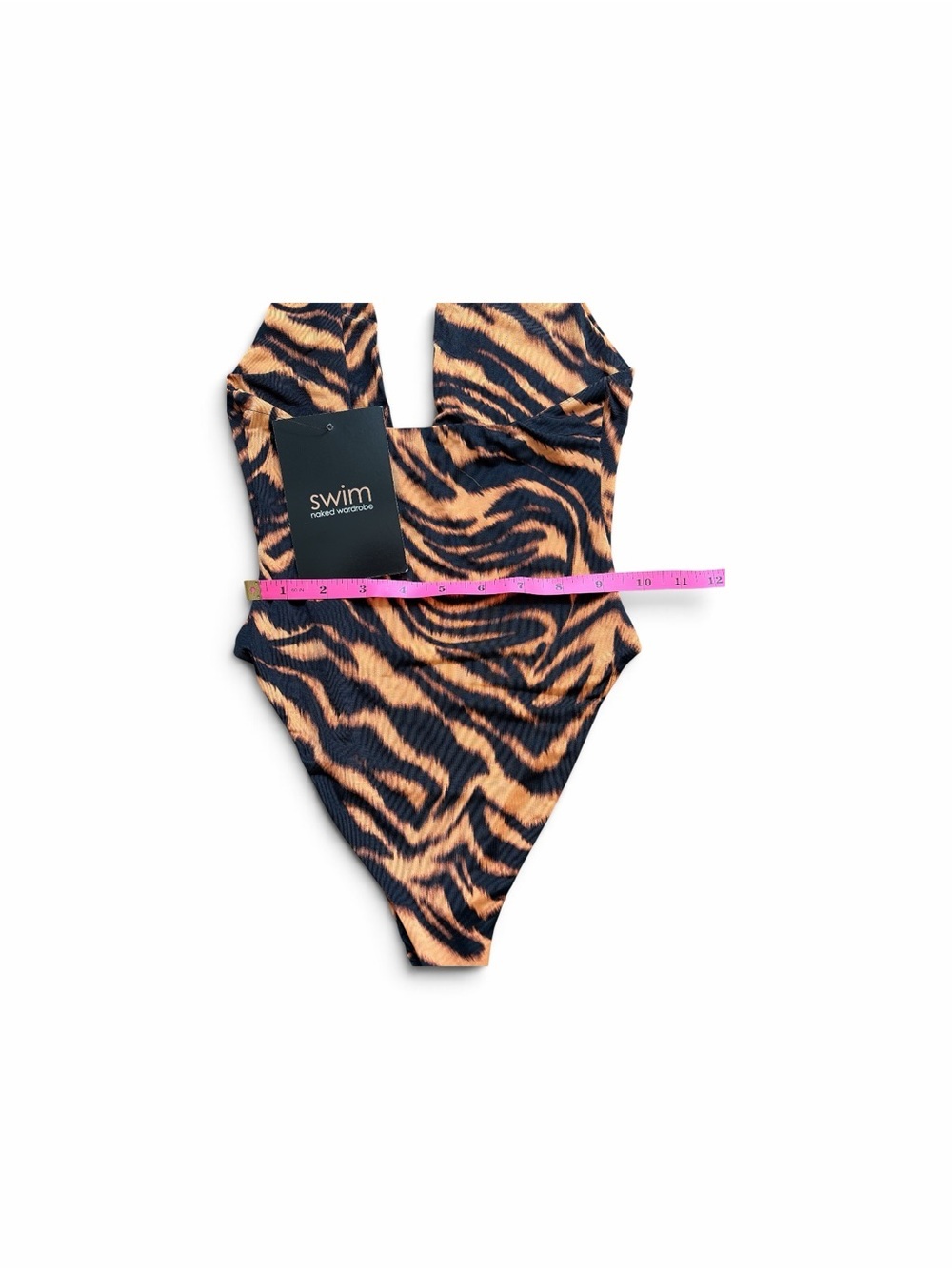 Naked wardrobe Black Swim Tag with Rose Gold Text XSMALL - Picture 2 of 5